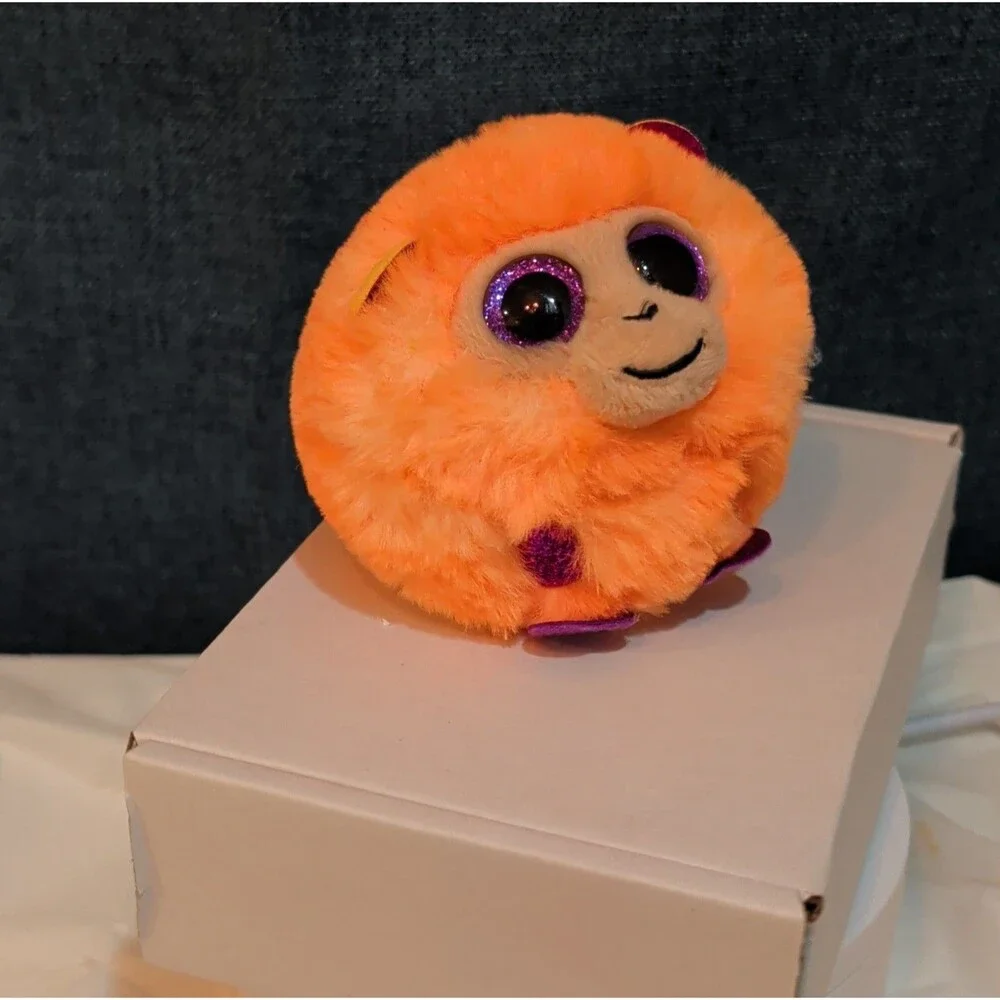 Ty Puffies Coconut The Monkey Plush Toy Orange 3